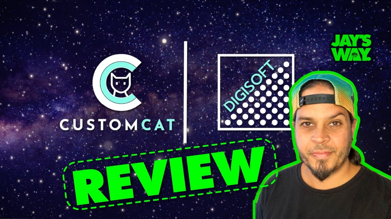CustomCat Review  - DIGISOFT is a FREAKIN' GAME CHANGER!! Bright Whites Even on Hoodies!!